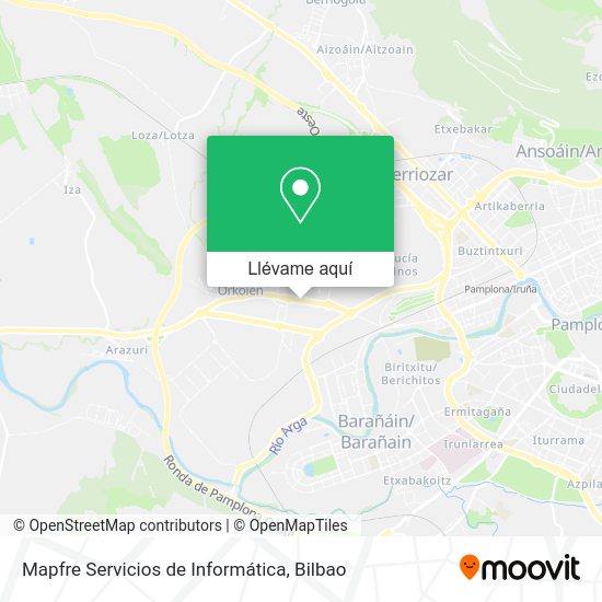 Mapa Mapfre Servicios de Informática