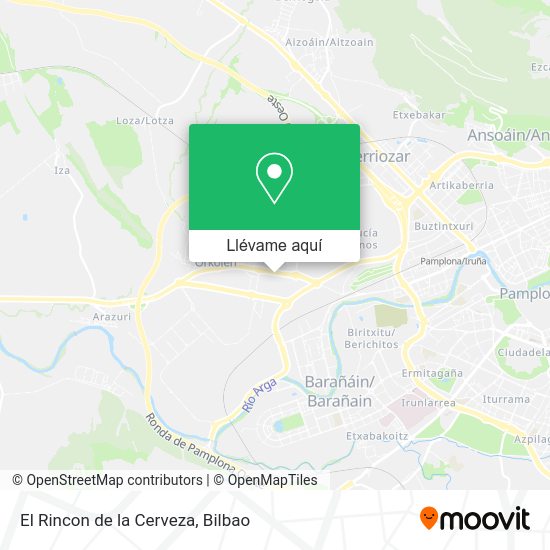 Mapa El Rincon de la Cerveza