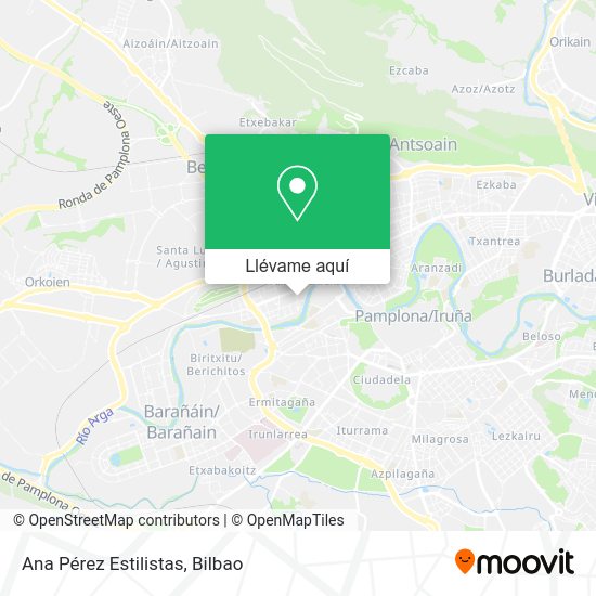 Mapa Ana Pérez Estilistas