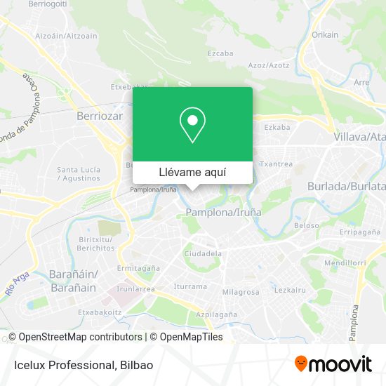 Mapa Icelux Professional