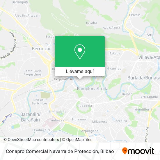 Mapa Conapro Comercial Navarra de Protección