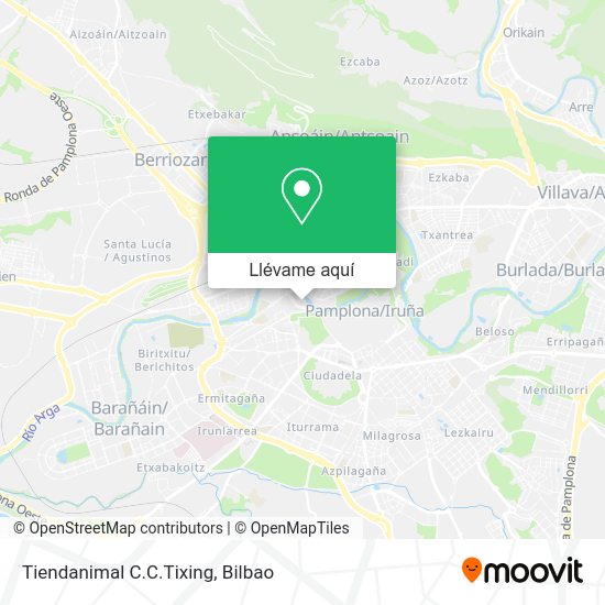 Mapa Tiendanimal C.C.Tixing