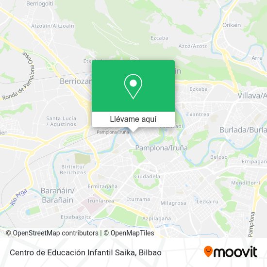 Mapa Centro de Educación Infantil Saika