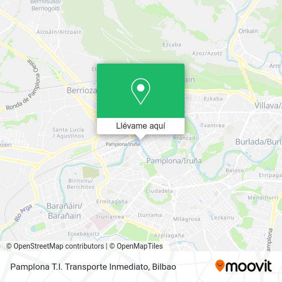 Mapa Pamplona T.I. Transporte Inmediato