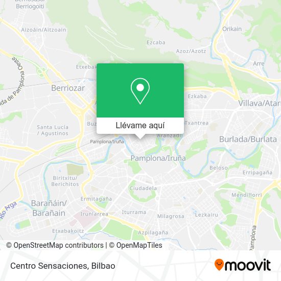 Mapa Centro Sensaciones