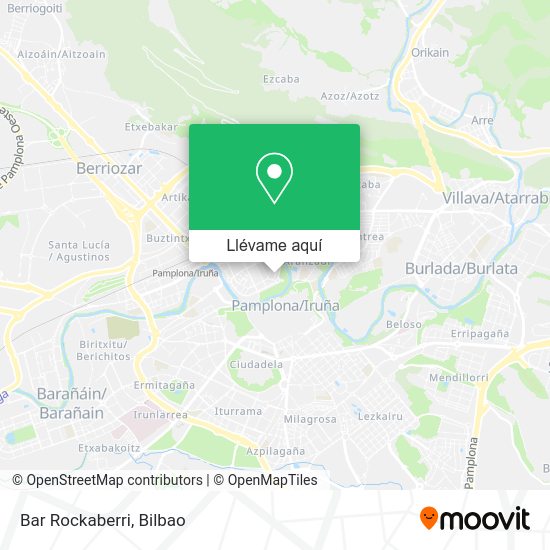 Mapa Bar Rockaberri