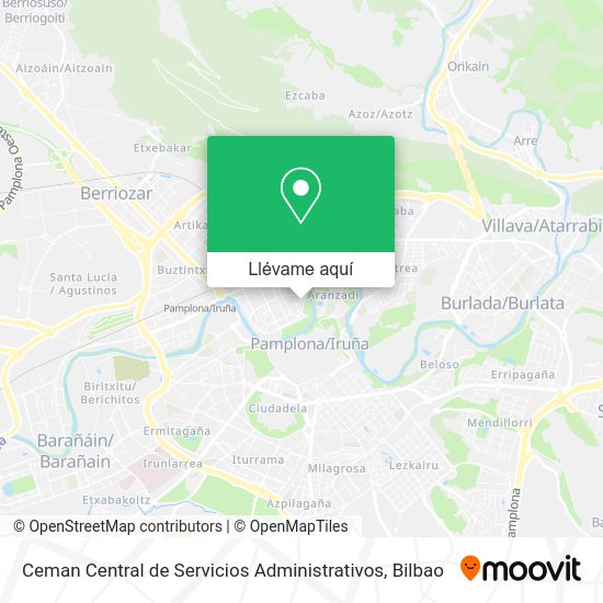 Mapa Ceman Central de Servicios Administrativos