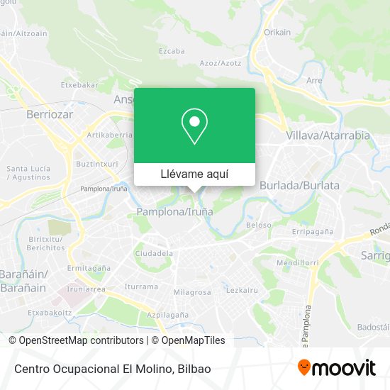 Mapa Centro Ocupacional El Molino