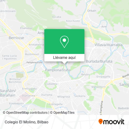 Mapa Colegio El Molino