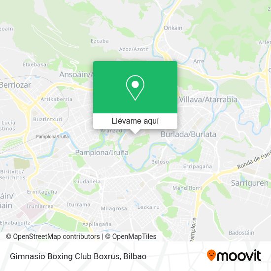 Mapa Gimnasio Boxing Club Boxrus