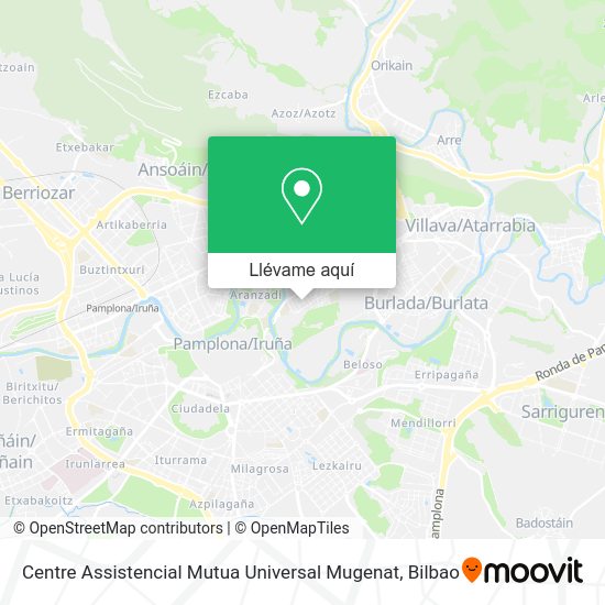Mapa Centre Assistencial Mutua Universal Mugenat