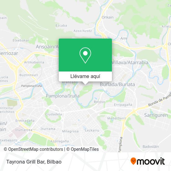 Mapa Tayrona Grill Bar