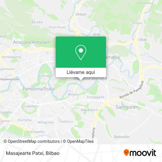 Mapa Masajearte Patxi