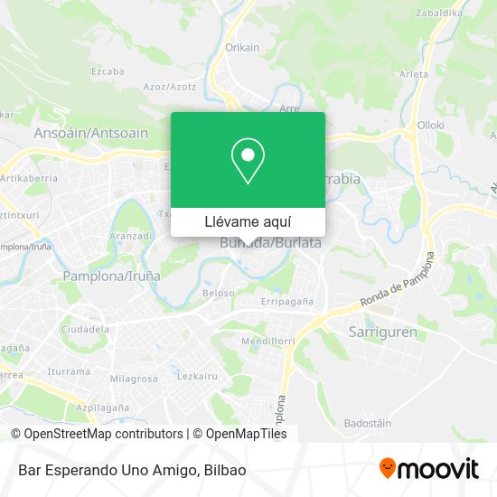 Mapa Bar Esperando Uno Amigo