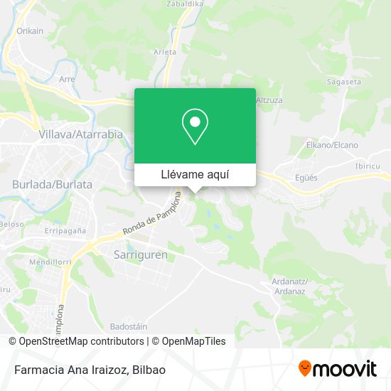 Mapa Farmacia Ana Iraizoz