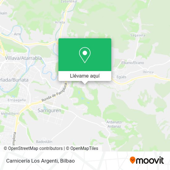 Mapa Carnicería Los Argenti