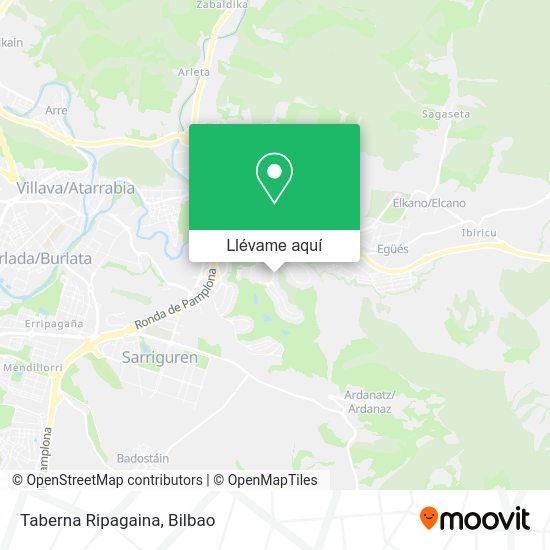 Mapa Taberna Ripagaina
