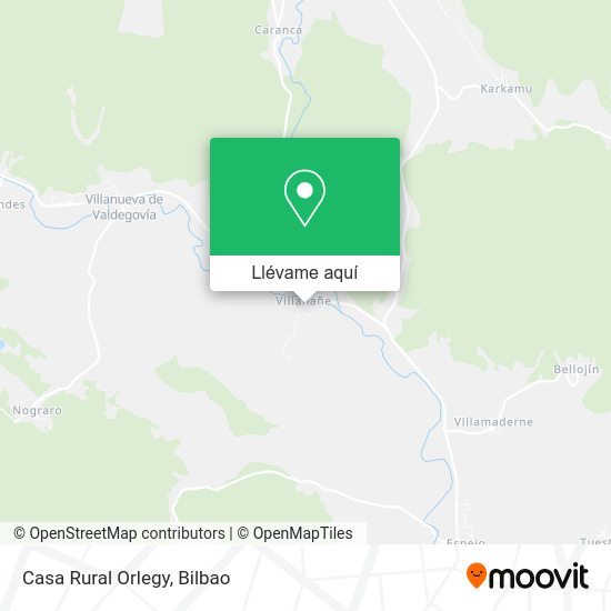 Mapa Casa Rural Orlegy