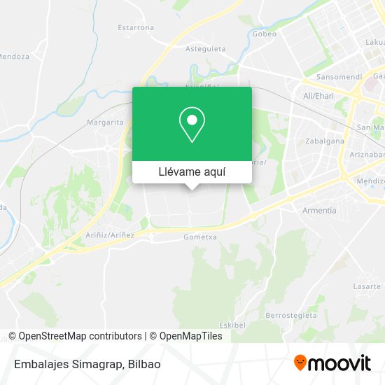 Mapa Embalajes Simagrap