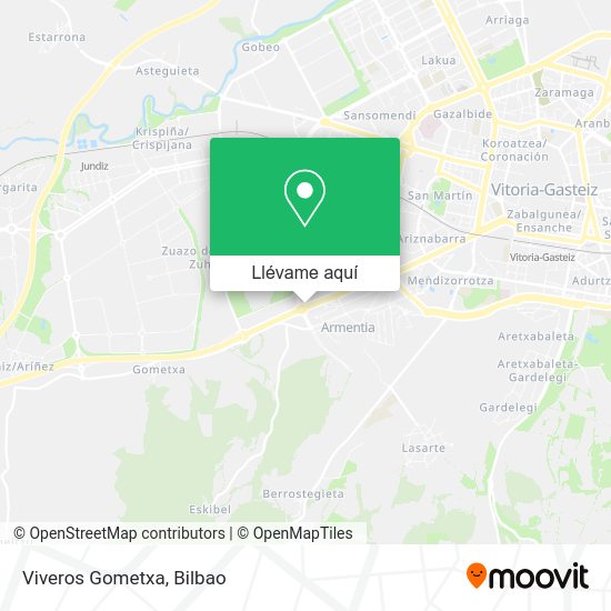 Mapa Viveros Gometxa