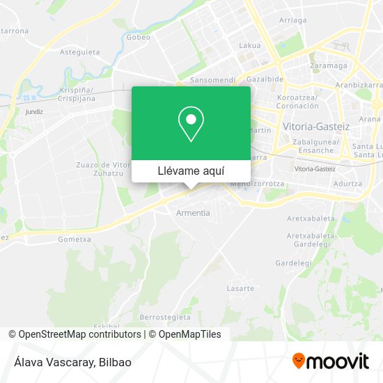 Mapa Álava Vascaray