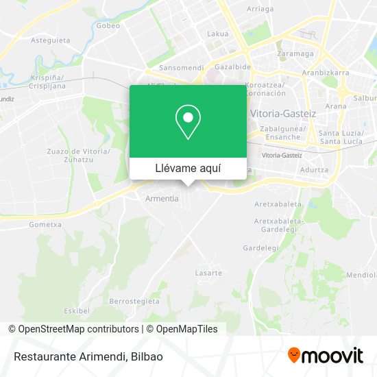 Mapa Restaurante Arimendi