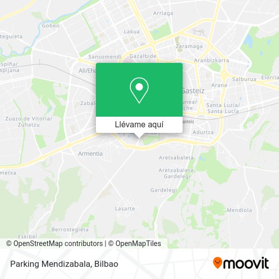 Mapa Parking Mendizabala