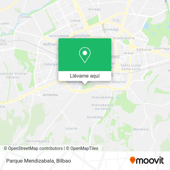 Mapa Parque Mendizabala