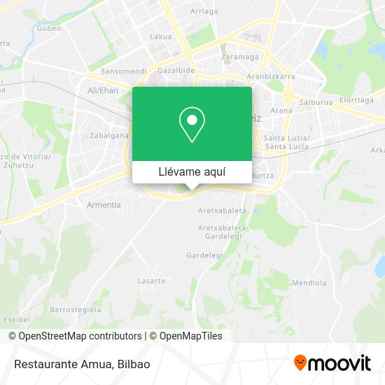 Mapa Restaurante Amua