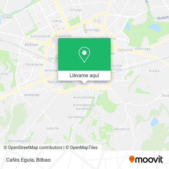 Mapa Cafés Eguía