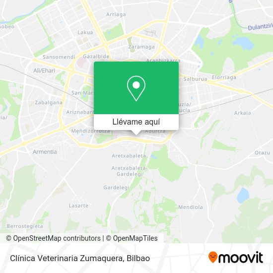 Mapa Clínica Veterinaria Zumaquera
