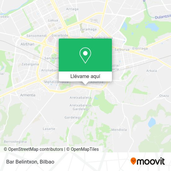 Mapa Bar Belintxon