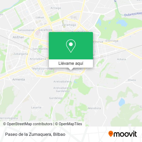 Mapa Paseo de la Zumaquera