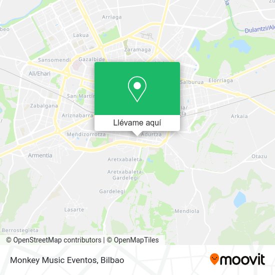 Mapa Monkey Music Eventos
