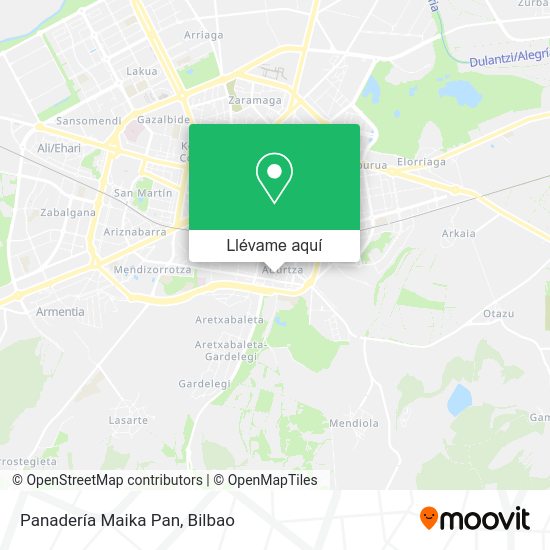 Mapa Panadería Maika Pan