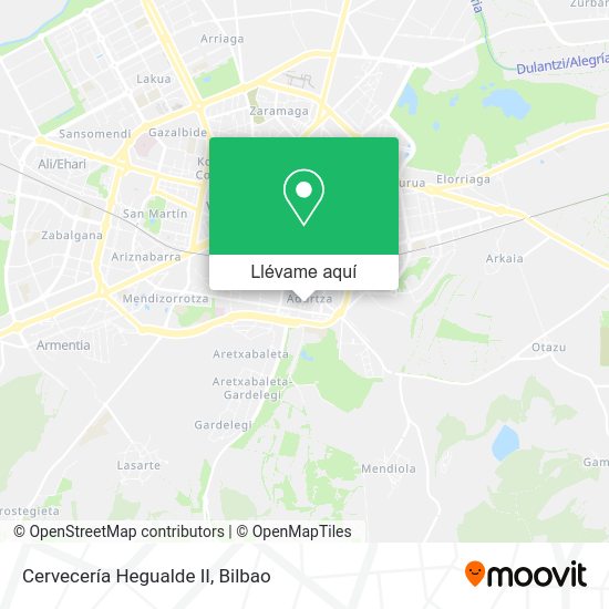Mapa Cervecería Hegualde II