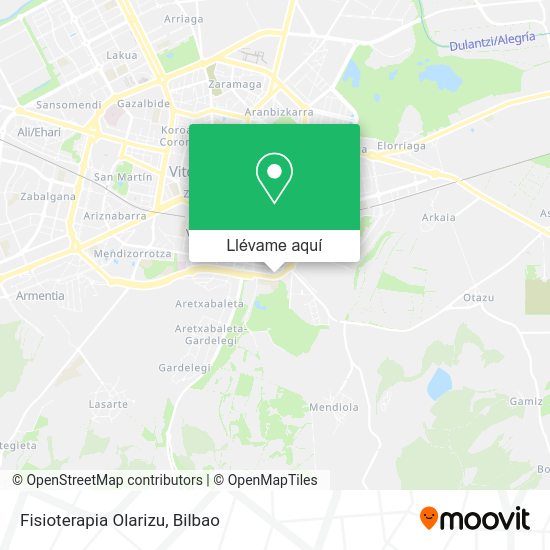 Mapa Fisioterapia Olarizu
