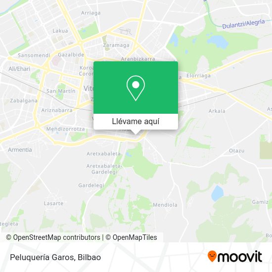 Mapa Peluquería Garos