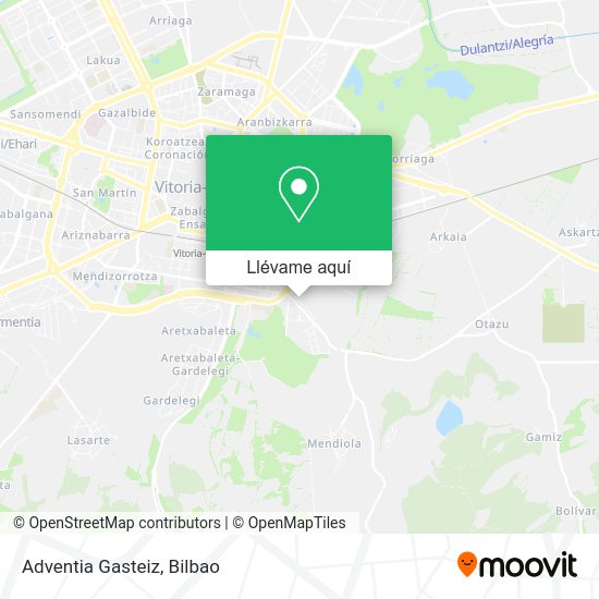 Mapa Adventia Gasteiz
