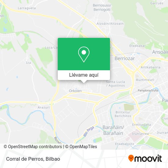 Mapa Corral de Perros