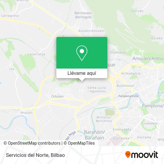 Mapa Servicios del Norte