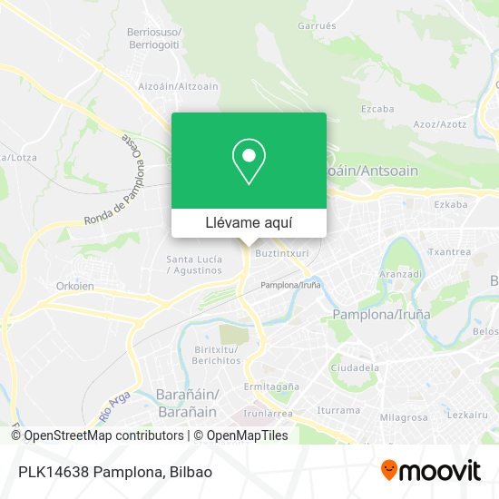 Mapa PLK14638 Pamplona
