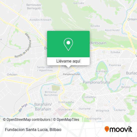 Mapa Fundacion Santa Lucía