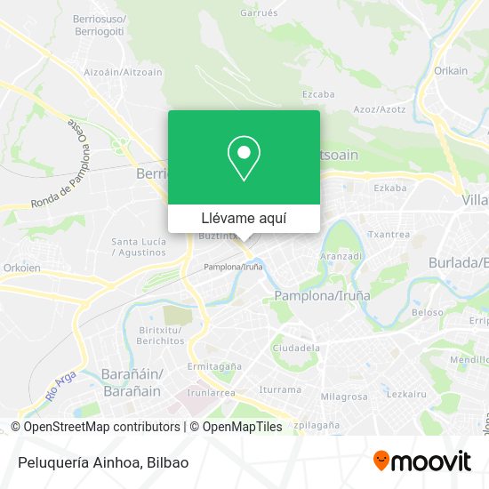 Mapa Peluquería Ainhoa