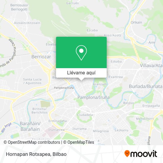 Mapa Hornapan Rotxapea