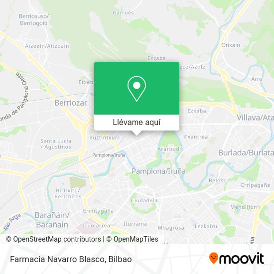 Mapa Farmacia Navarro Blasco