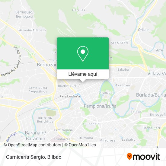 Mapa Carnicería Sergio