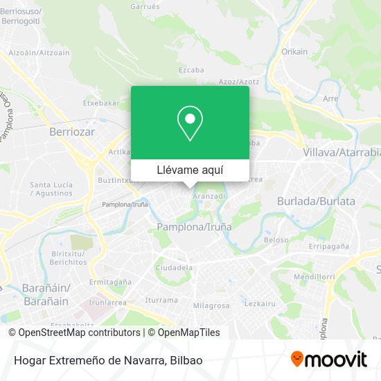 Mapa Hogar Extremeño de Navarra