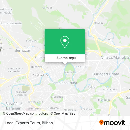 Mapa Local Experts Tours