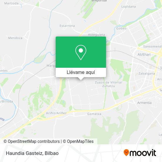 Mapa Haundia Gasteiz
